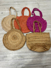 Load image into Gallery viewer, CHI Jute Round Bag
